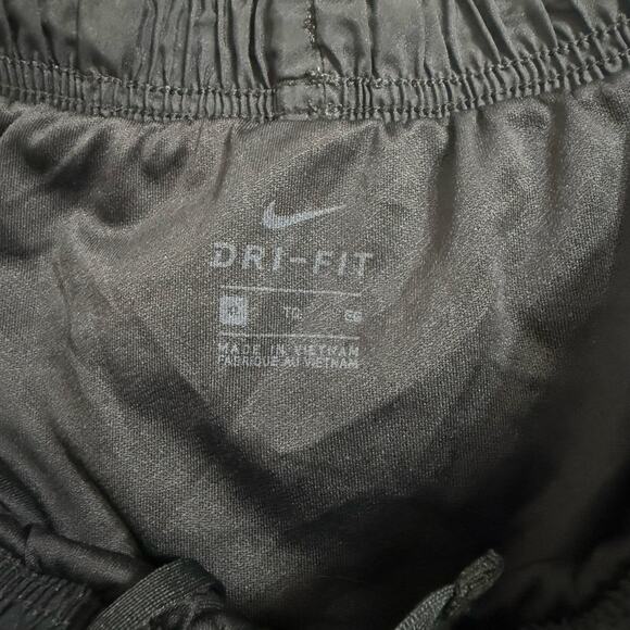 NIKE Dri-Fit Black Women’s XL Activewear Shorts Pink Floral Border Lightweight - Picture 5 of 6